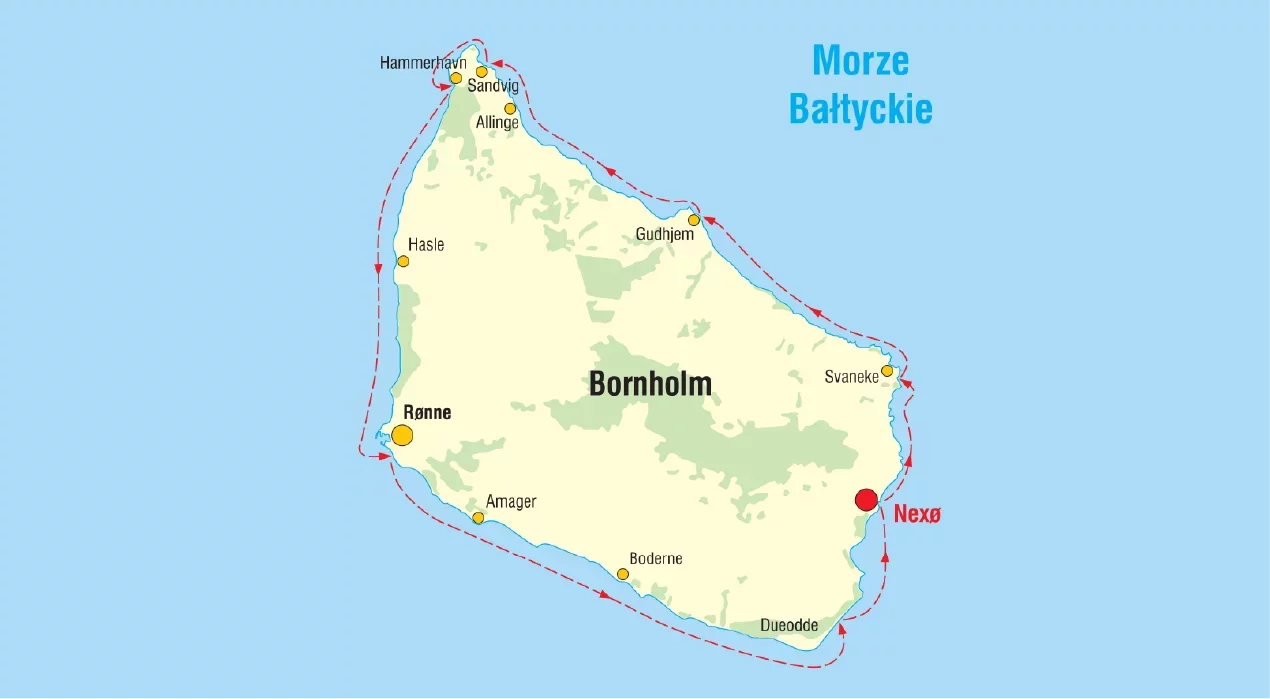 Kajakiem wokół Borholmu